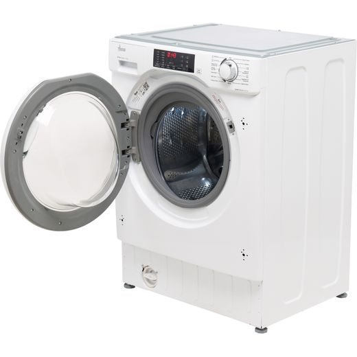 Hoover H-WASH 300 HBW 49TAMEJ-80 Integrated 9kg Washing Machine with 1400 rpm - White - Door open